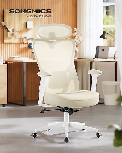 SONGMICS Bürostuhl, ergonomisch, Schreibtischstuhl, Computerstuhl, verstell günstig online kaufen