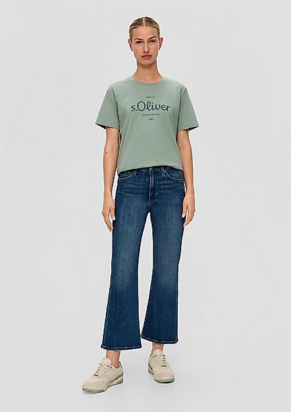 s.Oliver Bootcut-Jeans Jeans-Hose Cropped Jeans / High Rise / Flared Leg / günstig online kaufen