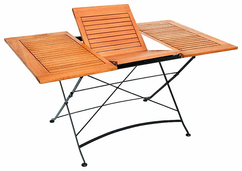 Merxx Klapptisch Schlossgarten Rechteckig ausziehbar 100 cm x 90 cm günstig online kaufen
