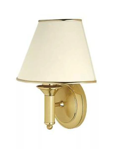 Wandlampe in Messing Gold Weiß PENELO Wohnzimmer günstig online kaufen