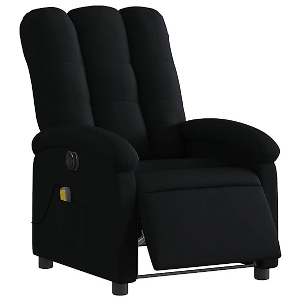 vidaXL Sessel Massagesessel Elektrisch Schwarz Stoff günstig online kaufen