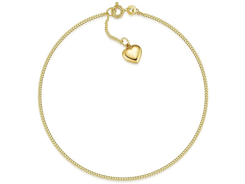 Silberkettenstore Fußkette Fußkette Panzer 1,4mm mit günstig online kaufen