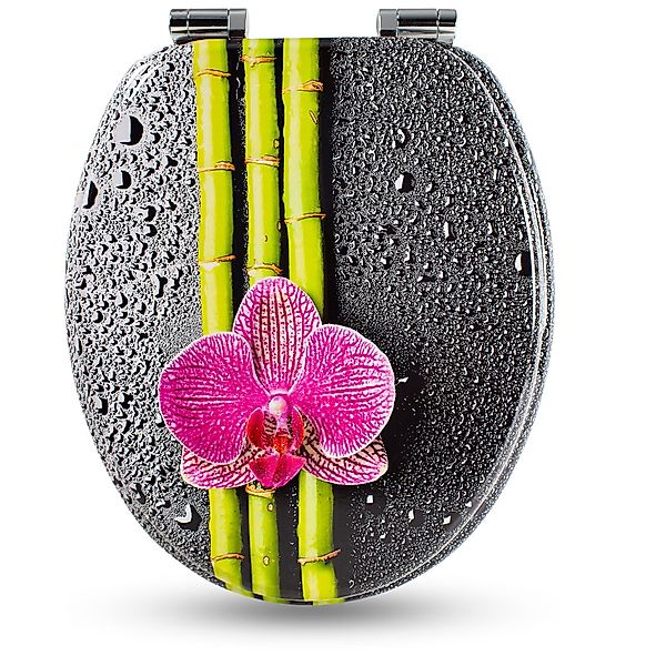 Sanfino WC-Sitz "Green Bamboo“ Premium Toilettendeckel günstig online kaufen
