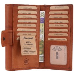Benthill Geldbörse Damen Groß Echt Leder günstig online kaufen