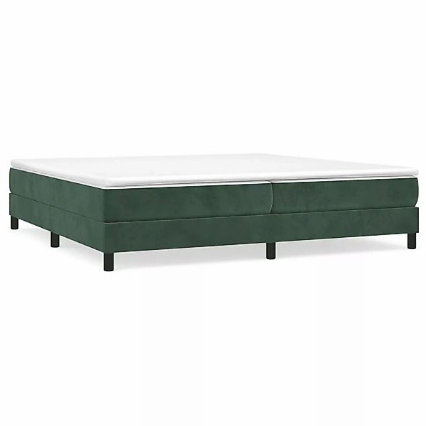 vidaXL Boxspringbett Dunkelgrün 200x200 cm Samt1347603 günstig online kaufen