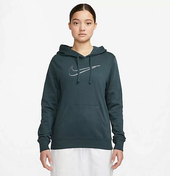 Nike Kapuzensweatshirt W NSW PE CLB FLC SHINE OS PO DEEP JUNGLE günstig online kaufen