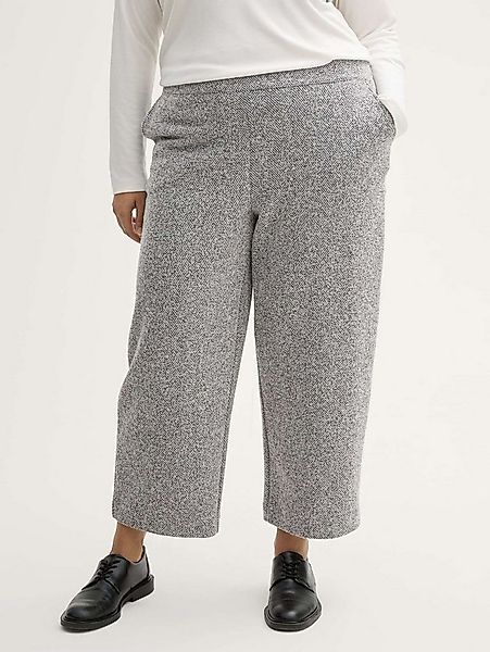 TOM TAILOR PLUS 7/8-Hose Hosen & Chino Plus Size - Cropped Culotte Hose günstig online kaufen