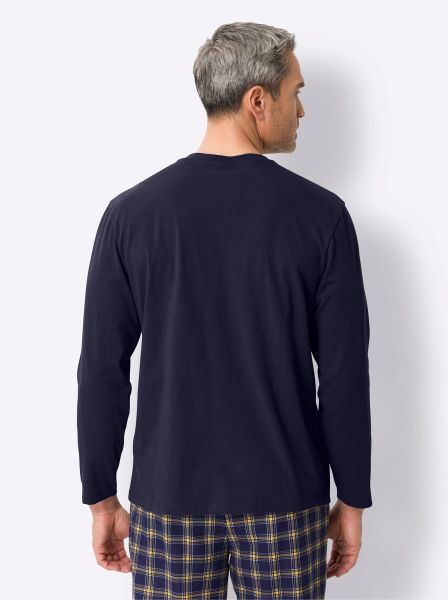 Langarmshirt "Schlafanzug-Shirt" 1 Stk. tlg. günstig online kaufen
