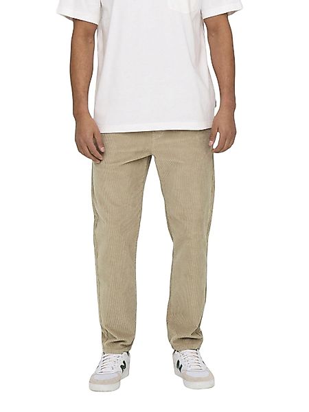 ONLY & SONS Sweathose ONSLINUS TAP CORDUROY 0185 PANT aus Baumwollmix günstig online kaufen