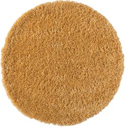 OTTO home Hochflor-Teppich "Banji" rund 37 mm Höhe Uni Farben, weich und fl günstig online kaufen