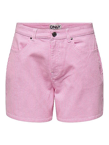 ONLY Bermudas Gestreifte Bermuda mit Knopf günstig online kaufen