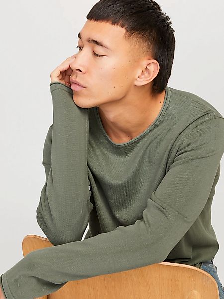 Jack & Jones Strickpullover JJELEO KNIT CREW NECK NOOS mit Rundhalsausschni günstig online kaufen