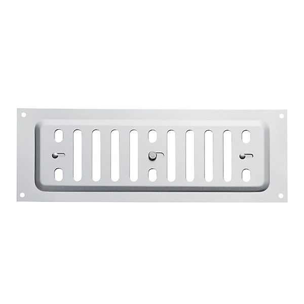 SOTECH Aluminium Lüftungsgitter Oval 260 x 90 mm mit Schiebeverschluss Vers günstig online kaufen
