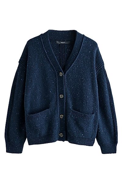 Next Strickjacke Nappy Strickjacke mit V-Ausschnitt und Tasche (1-tlg) günstig online kaufen