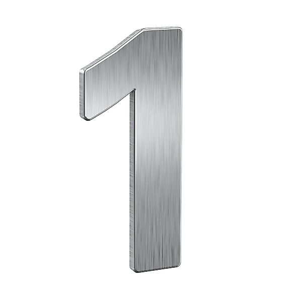 BASI Hausnummer, (Packung), aus Edelstahl, Wetterfest, Zahlen 0-9, Buchstab günstig online kaufen