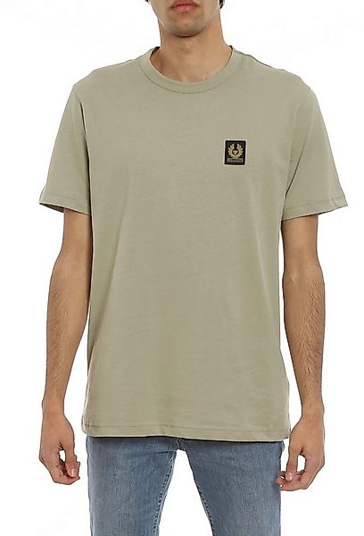 Belstaff T-Shirt Retro 1924 Patch Regular Fit Shirt Gesticktem Rand versehe günstig online kaufen