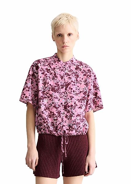 Marc OPolo DENIM Kurzarmbluse "aus bedrucktem Viskose-Mix" günstig online kaufen