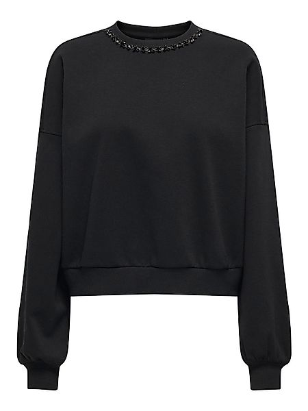 ONLY Sweatshirt ONLKIARA L/S O-NECK EMBELLISHMENT günstig online kaufen