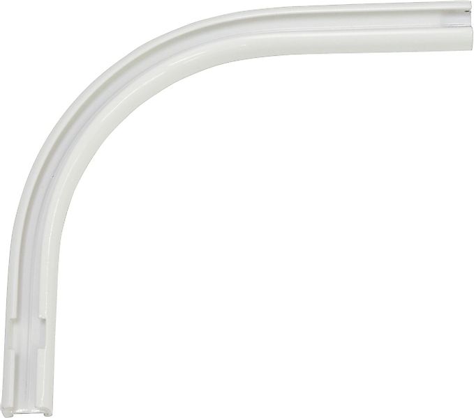 GARDINIA Gardinenschiene Rundbogen, 1-läufig, Fixmaß, verschraubt, für Alum günstig online kaufen