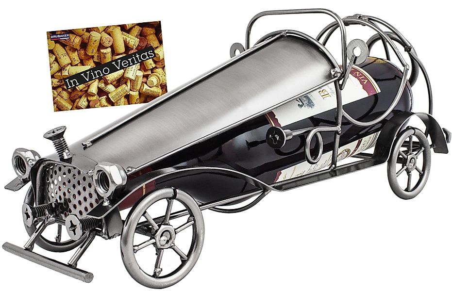BRUBAKER Weinflaschenhalter Vintage Auto Flaschenhalter, (1-St., günstig online kaufen