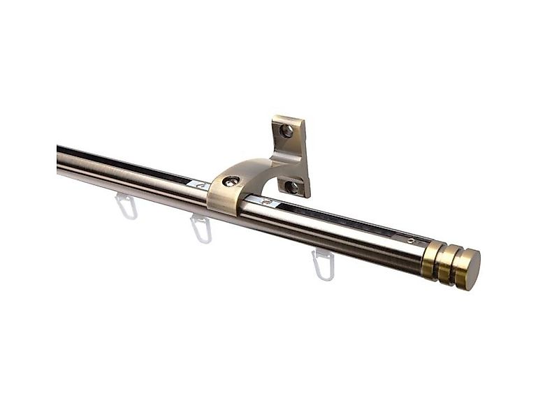 DécoProfi Innenlaufschiene Gardinenstangen Set 1-läufig, kurzer Träger, End günstig online kaufen