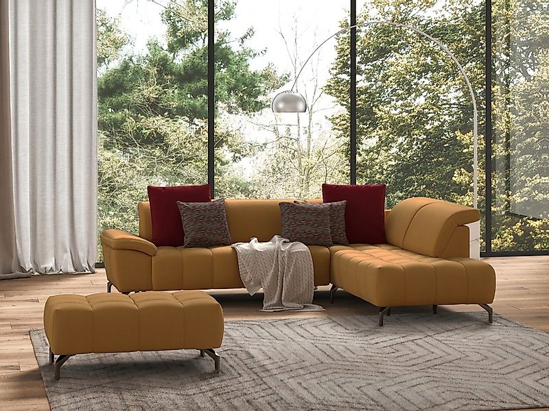 sit&more Ecksofa »Cool L-Form«, wahlweise mit Kopfteilverstellung und Vorzi günstig online kaufen