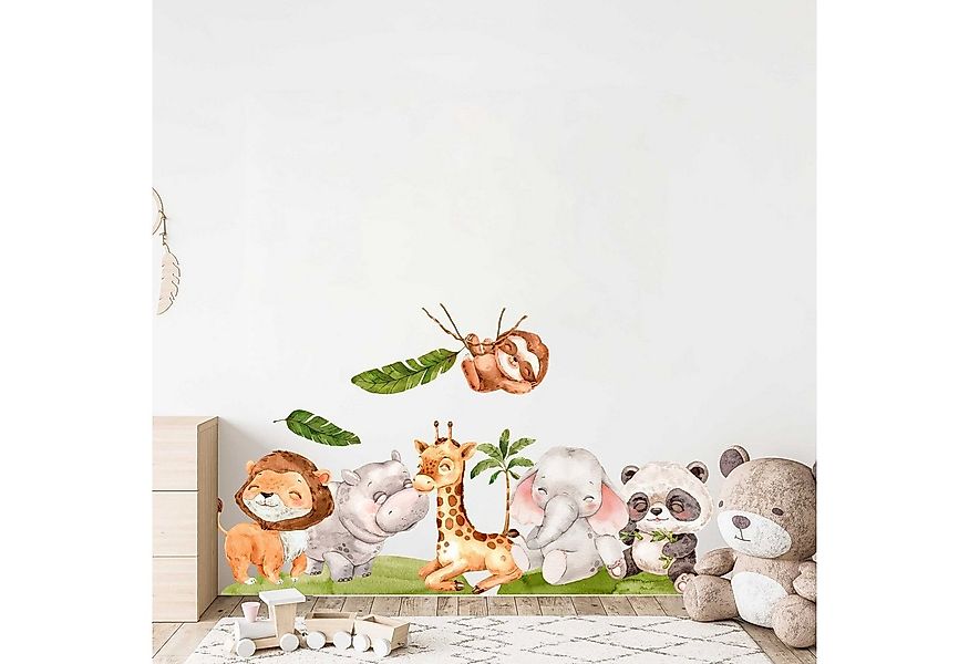 WANDKIND Wandtattoo Tiere Afrika V387 (Wildtiere), Wieder ablösbar günstig online kaufen