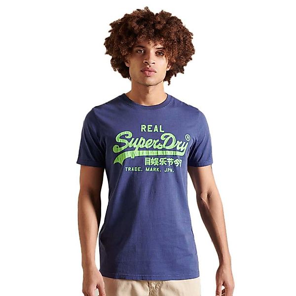 Superdry Vintage Logo Ac Mw Kurzärmeliges T-shirt M Frontier Blue günstig online kaufen