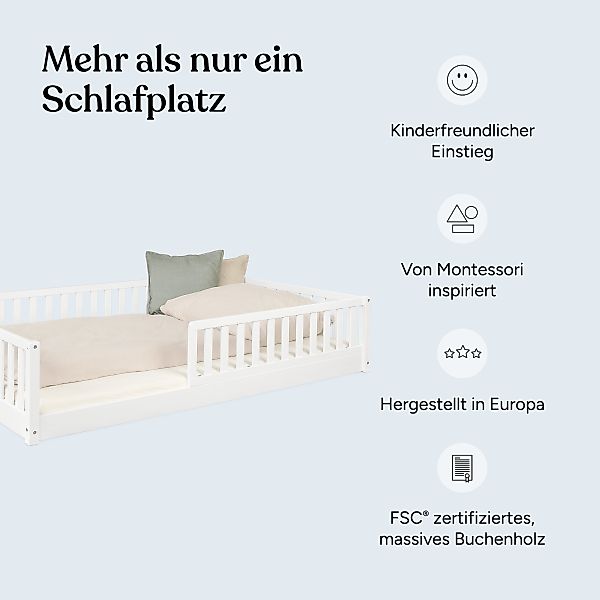 Ehrenkind Kinderbett Bodenbett Livo aus massivem günstig online kaufen