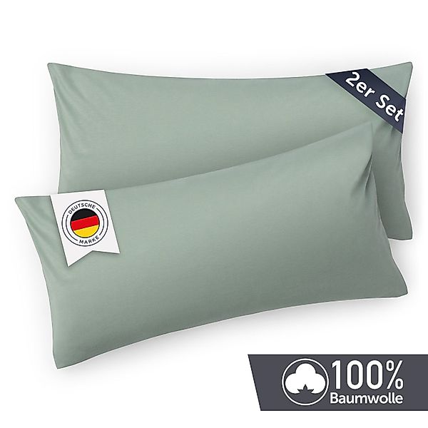 Blumtal Kissenbezug Premium Jersey 2er Set, günstig online kaufen