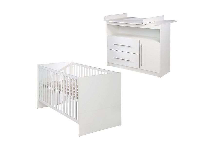 roba® Babyzimmer-Komplettset Maren 2-teilig, Kombi-Kinderbett & breite Wick günstig online kaufen