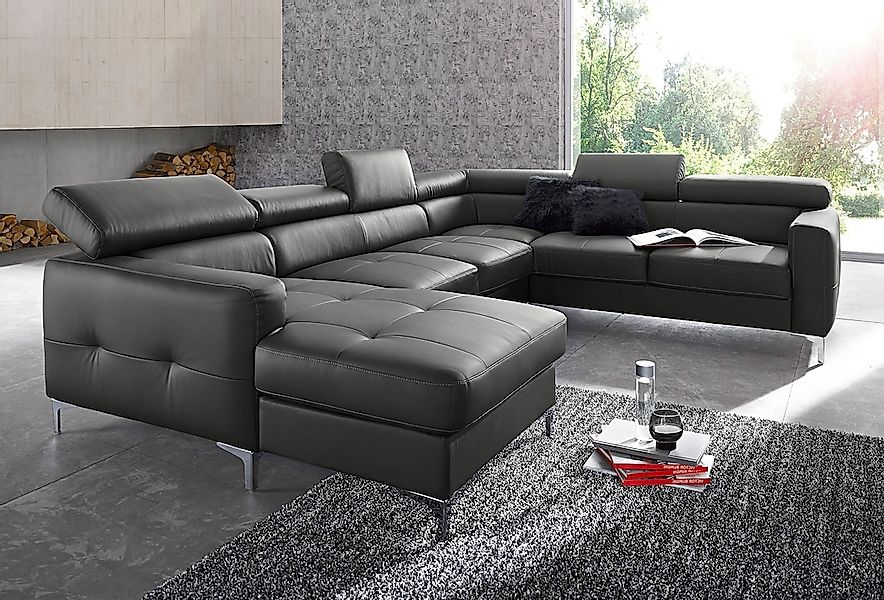 COTTA Polstergarnitur "Sammy U-Form", (Set, Tiefe der Recamiere 169 cm), Se günstig online kaufen