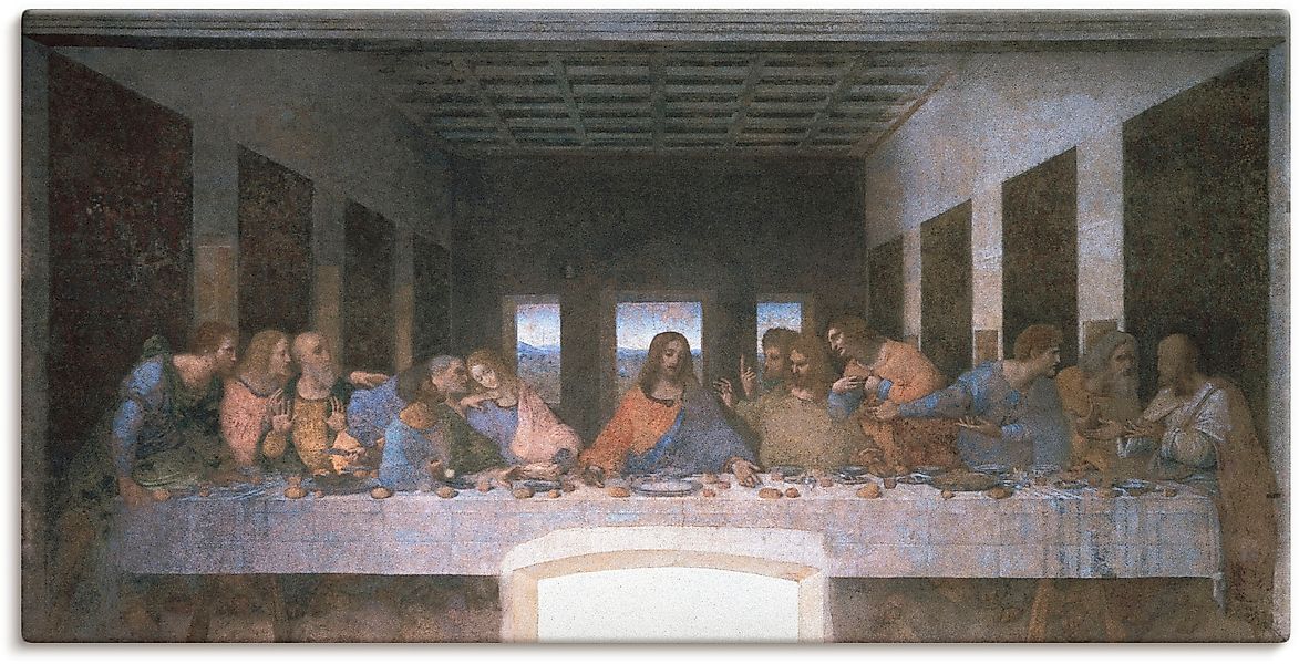 Artland Wandbild »Das letzte Abendmahl« Religion 1 Stk. tlg. als Leinwandbi günstig online kaufen