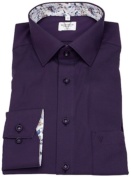 MARVELIS Businesshemd Modern Fit leicht tailliert günstig online kaufen