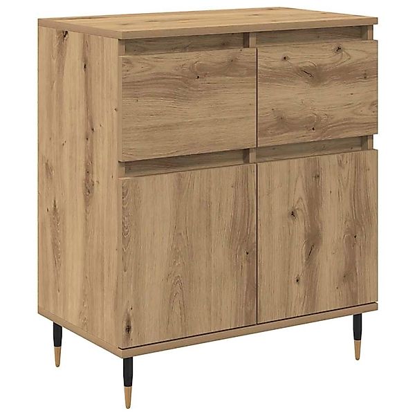 vidaXL Sideboard Artisan-Eiche 60 x 35 x 70 cm Verbundholz und Eisen 881724 günstig online kaufen