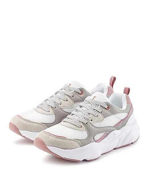 LASCANA Sneaker mit ultraleichter Chunky-Sohle, Schnürhalbschuh, Freizeitsc günstig online kaufen