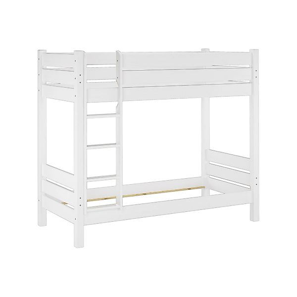 Erst-Holz Stabiles Stockbett Kiefer in Weiß 100x190 Nische 100 Modell 16 oh günstig online kaufen