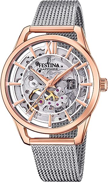 Festina Automatikuhr Automatik F20628/1, Armbanduhr, Damenuhr, günstig online kaufen