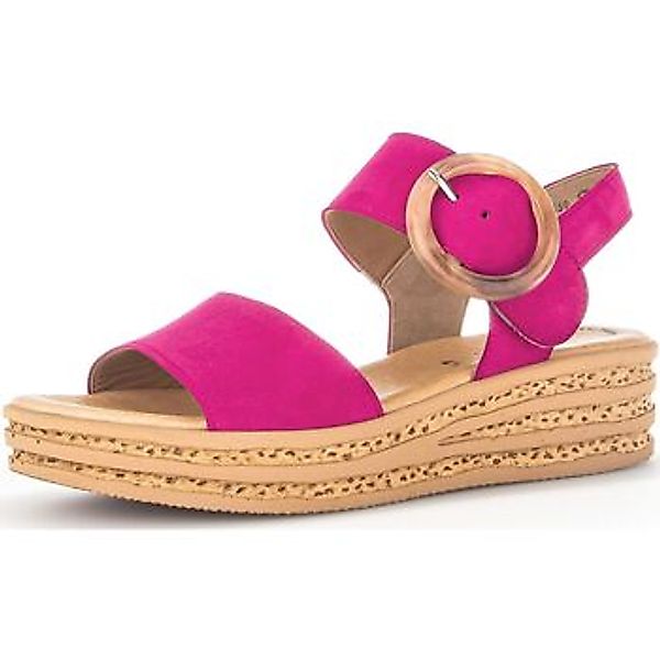 Gabor Sandalen Veloursleder Keilsandalette günstig online kaufen