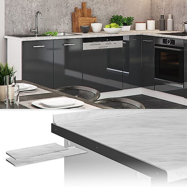 Vicco Unterschrank R-Line, Marmor Weiß, 160 günstig online kaufen