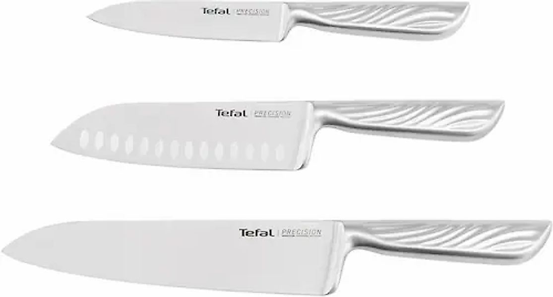 Tefal Messer-Set »Precision«, (Set, 3 tlg.), hohe Schnittpräzision, langleb günstig online kaufen