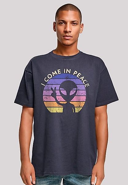 F4NT4STIC T-Shirt Alien Peace Sunset Premium Qualität günstig online kaufen