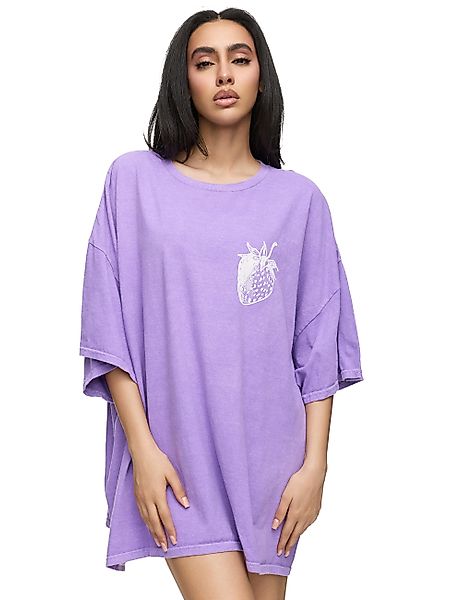 Worldclassca T-Shirt Worldclassca Oversized Print STRAWBERRY T-Shirt Sommer günstig online kaufen