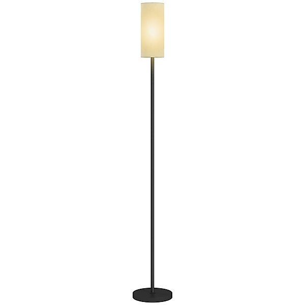 HOMCOM Stehlampe moderne Lampe mit Leinenschirm, günstig online kaufen