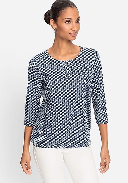 Olsen Rundhalsshirt (1-tlg) mit einem kleinen, günstig online kaufen
