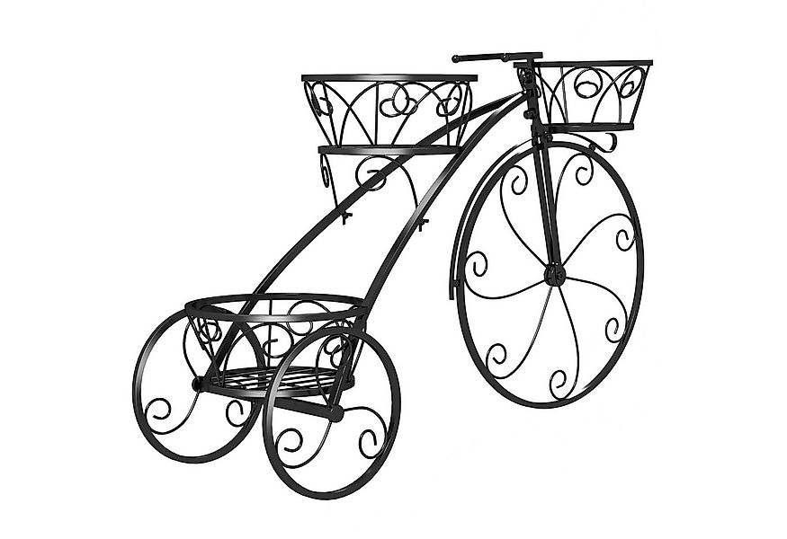 COSTWAY Blumenständer (1 St), Blumenregal, Pflanzenständer Fahrrad, mit 3 K günstig online kaufen