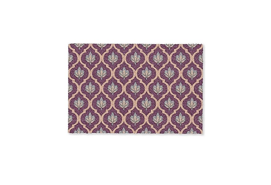 MuchoWow Fußmatte Muster - Lila - Blume, Rechteckig, innen Schmutzfangmatte günstig online kaufen