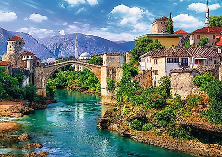 Trefl GmbH Puzzle Alte Brücke, Puzzleteile günstig online kaufen