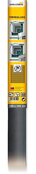 SCHELLENBERG Fliegengitter-Gewebe "aus Fiberglas in anthrazit und weiß" Pac günstig online kaufen