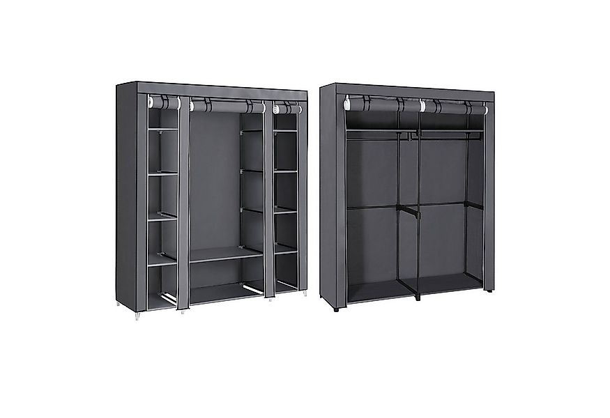 SONGMICS Kleiderschrank 2 Set, Stoffschrank Set, Kleiderschrank Set günstig online kaufen
